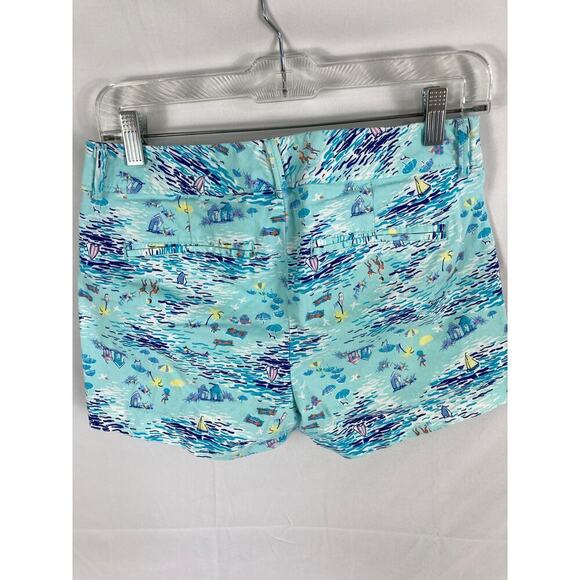Old Navy Pixie Shorts Beach Scene Size 2R - Picture 5 of 6